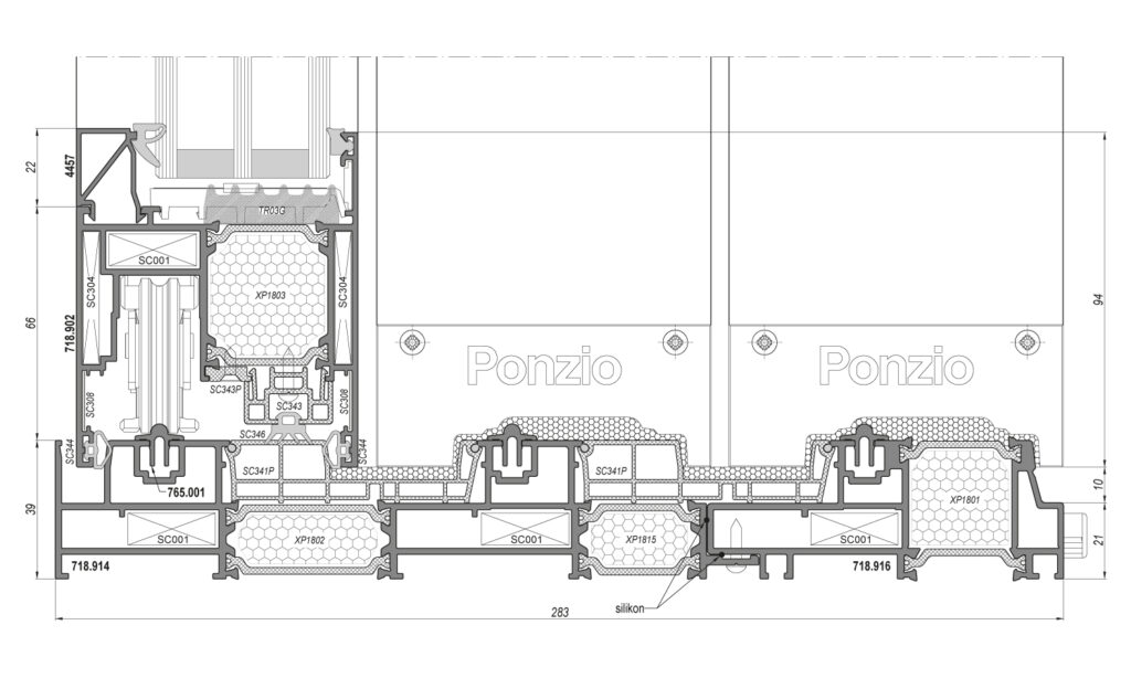 PONZIO SL1800TT BIDAMAS SISTEMAS RASEJUMS