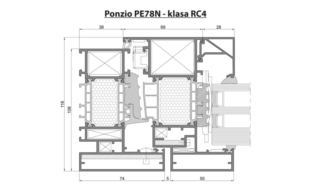 Ponzio PE78N pretuzlausanas RC4 loga rasejums